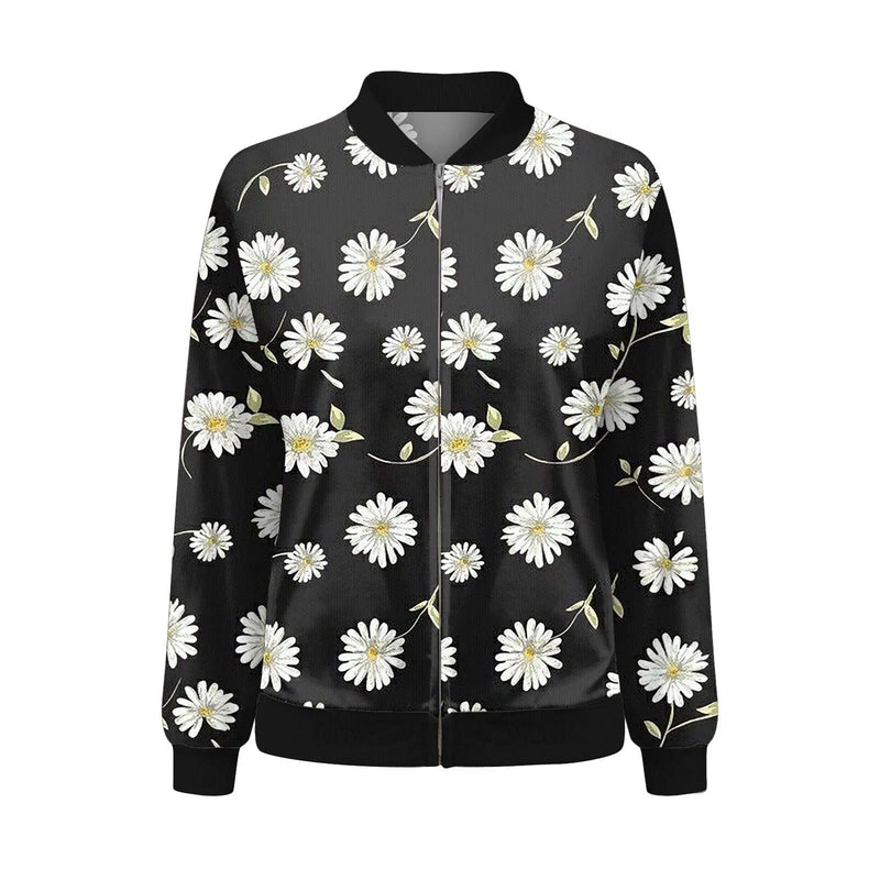 Damen Sommerjacke mit feinem Blumenmuster – Fiora