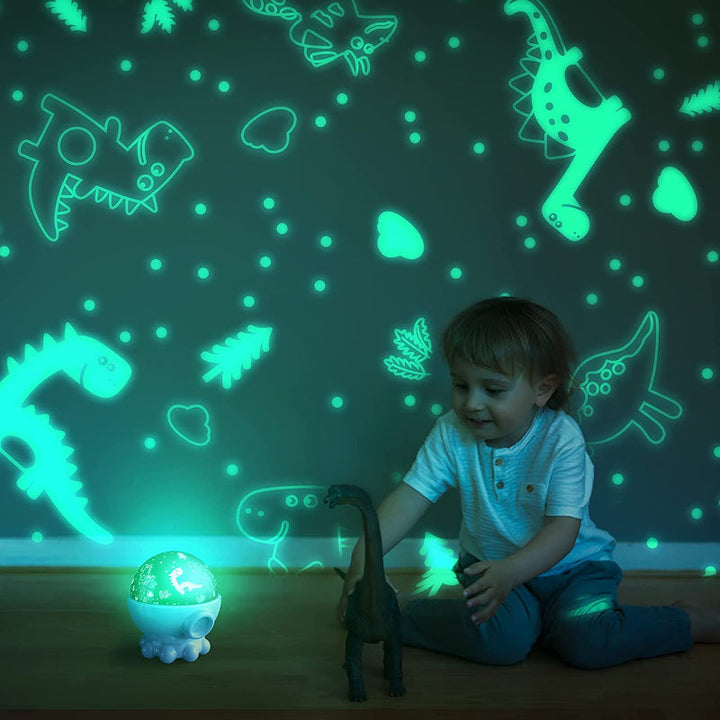 LED Nachtlampe mit Ozean- & Sternenhimmelprojektion + Musikfunktion - DreamAura
