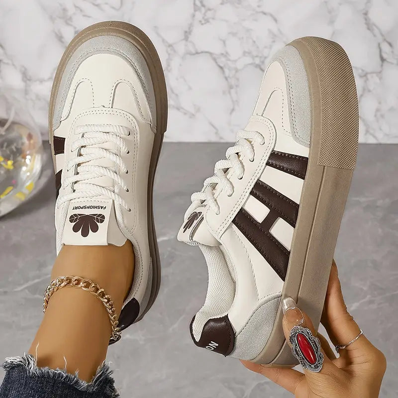 Modische Plateau-Sneaker Damen – Talia