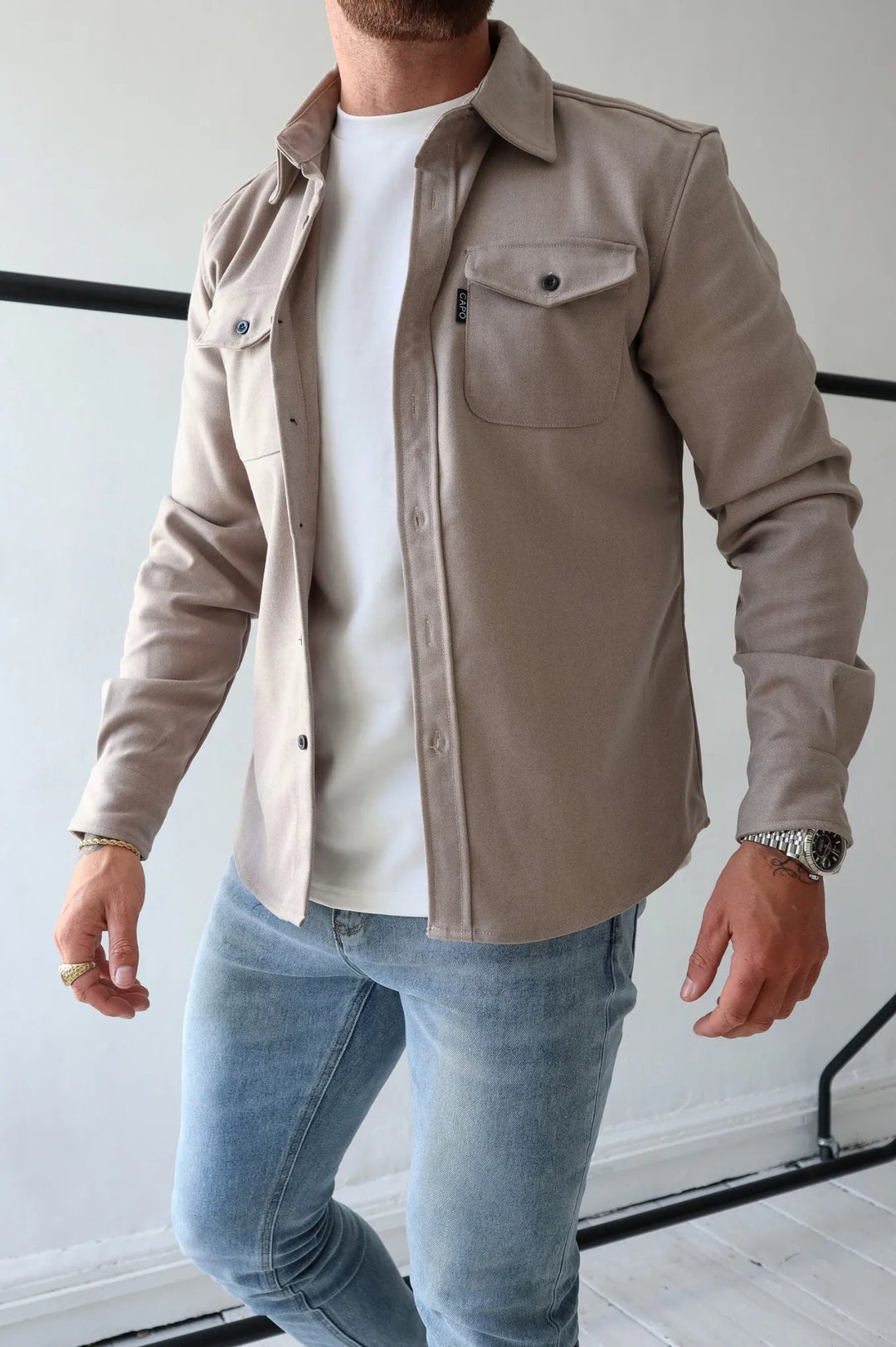 Modernes Hemdjack für Herren – Elias