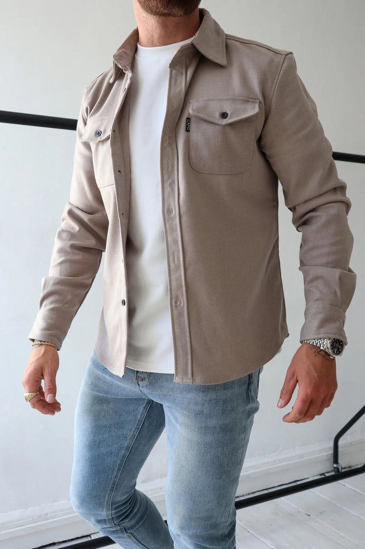 Modernes Hemdjack für Herren – Elias