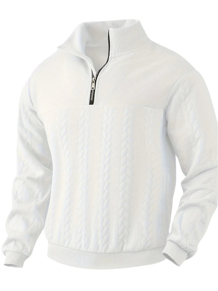 Vintage Herrenpullover mit Reißverschluss – Victor