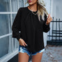 Damen Top mit Faltendetail – Amara