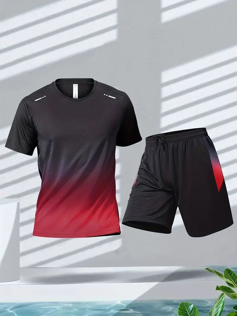 Zweiteiliges atmungsaktives Herren-Sportset – Jarek