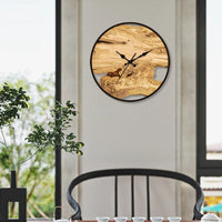 Transparente Wanduhr – Glimmor