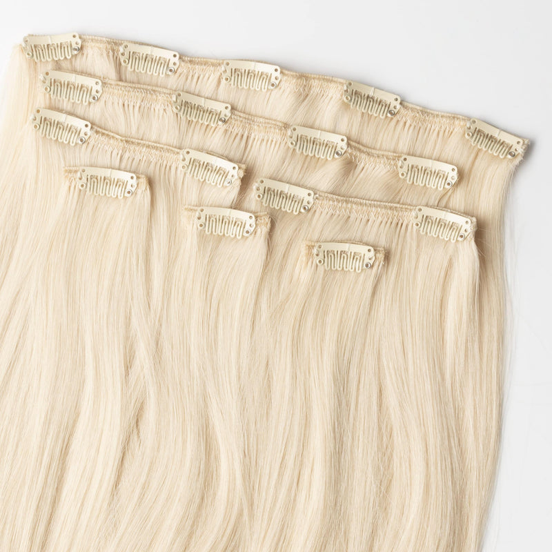 Clip-in Haaresextensionset – Sorella (Licht Asblond 60B)