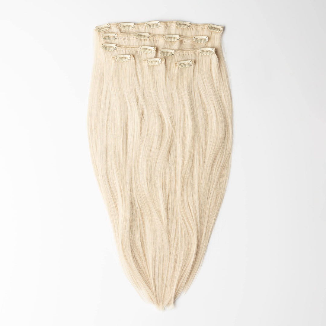 Clip-in Haaresextensionset – Sorella (Licht Asblond 60B)