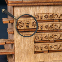 Interaktive Holz Escape Puzzlebox – MindVault
