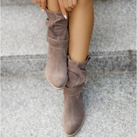 Halbhohe Winterstiefel mit Absatz - Iris