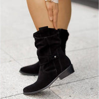 FrostStyle Stiefel | Stilvolle Halbhohe Winterstiefel für Damen