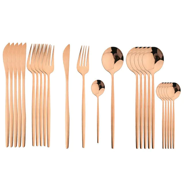 24-teiliges RVS Besteckset – Aurinox