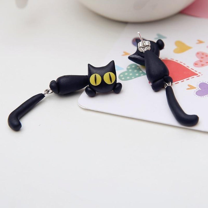 Cute Cat Paw Earrings - Purrfect Paws-Nora Luxe