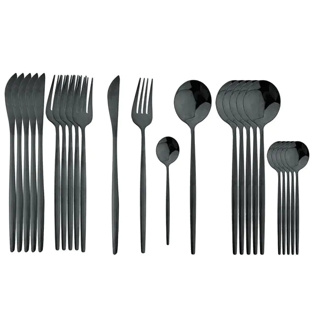 24-teiliges RVS Besteckset – Aurinox