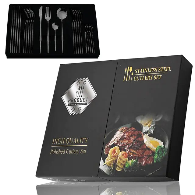 24-teiliges RVS Besteckset – Aurinox