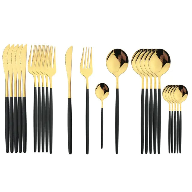 24-teiliges RVS Besteckset – Aurinox
