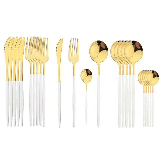 24-teiliges RVS Besteckset – Aurinox