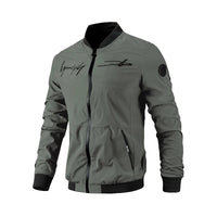 Bestickte Herren Bomberjacke für Übergangszeit – Leon