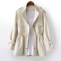 Kurzer Damen-Trenchcoat – Clarisse