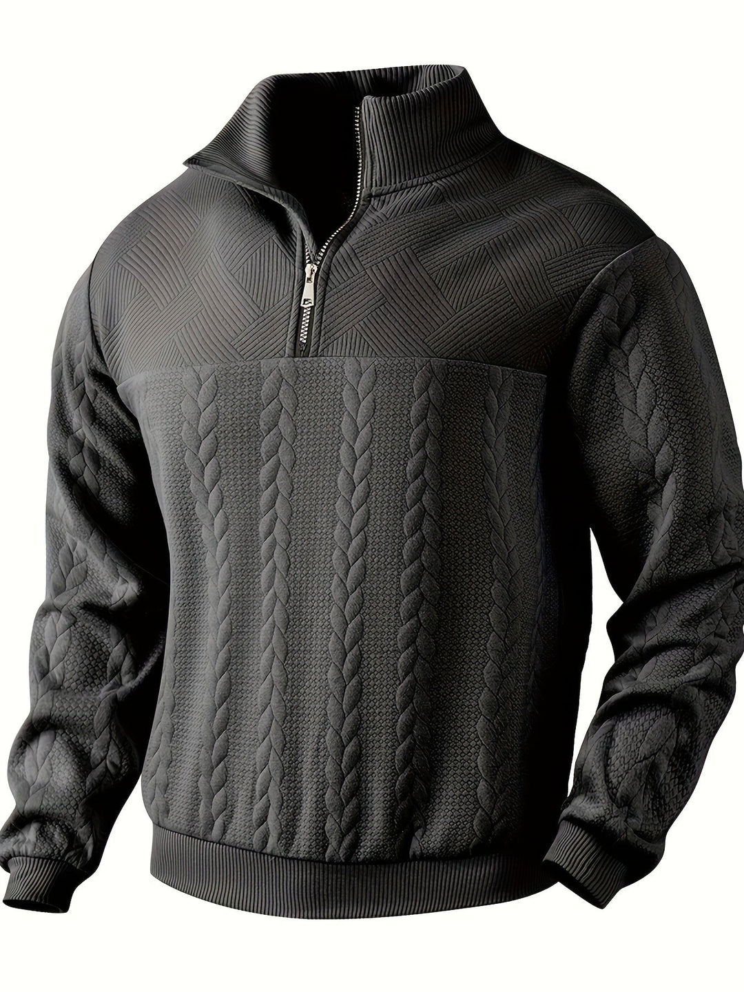 Vintage Herrenpullover mit Reißverschluss – Victor