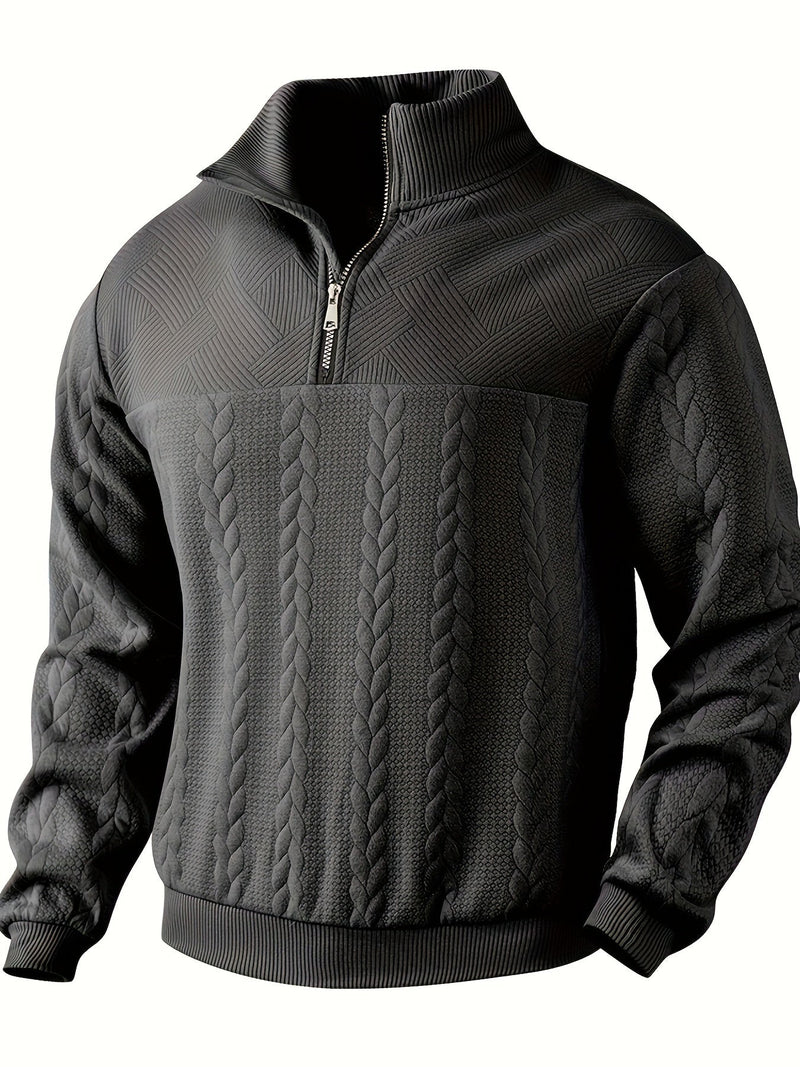 Vintage Herrenpullover mit Reißverschluss – Victor