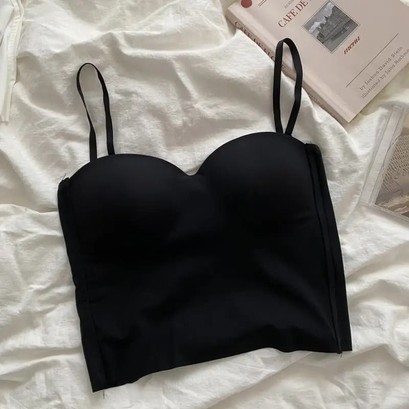 Set von 4 Leichten Tanktops mit Eingebautem Bandeau BH - Tiana