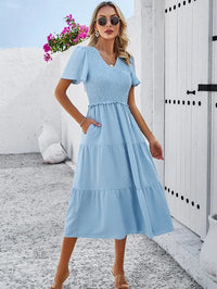 Herbstkleid mit lockerer Passform – Nadezhda