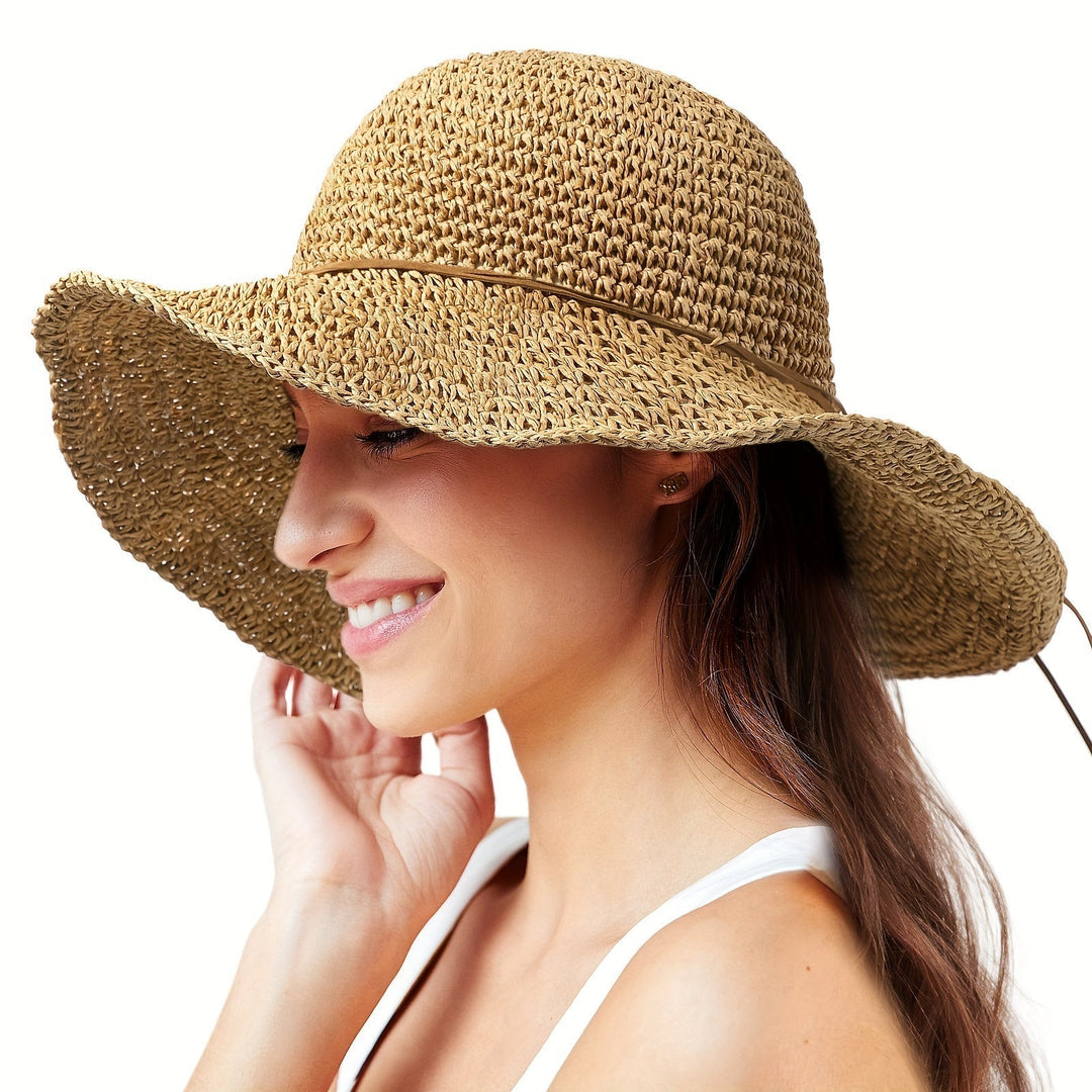 Häkelnder Boho Strohhut für Sommerreisen – Elouan