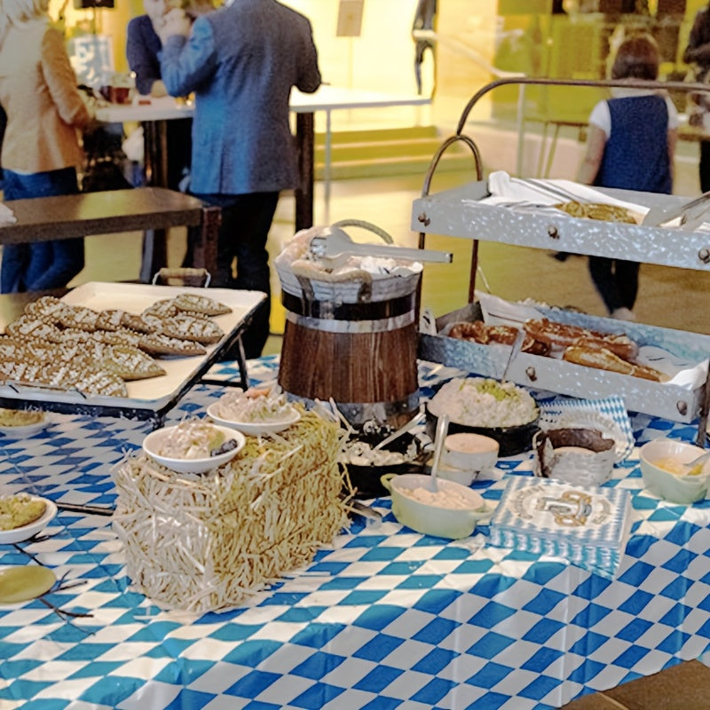 Tischdecken Set (5 Stück, 137×274 cm) – WiesnTafel Oktoberfest 2025