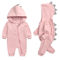 Süße Baby-Overall mit Dinosaurierkapuze – DinoDream Onesie