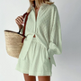 2-teiliges Sommeroutfit mit Bluse und Shorts – Isla