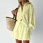 2-teiliges Sommeroutfit mit Bluse und Shorts – Isla