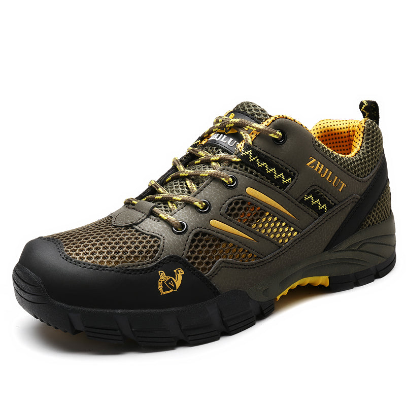 Herren Wanderschuhe wasserdicht mit Dämpfung & Profilsohle – Elric