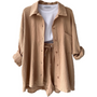 Atmungsaktives Baumwoll-Co-Ord Set Damen – Maris