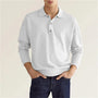 Herrenpoloshirt mit langen Ärmeln – Bastien