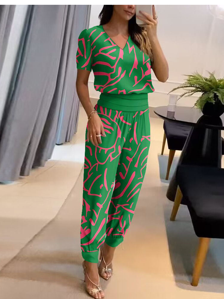 Damen Set mit Bluse und Hose – Aurora