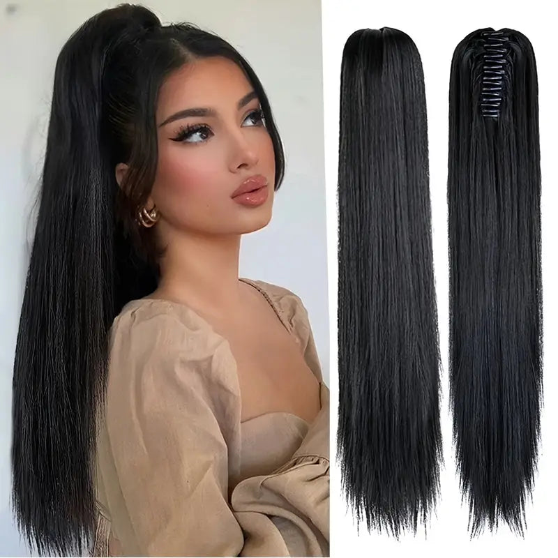 Haarverlängerung Pferdeschwanz 55 cm – Veloura