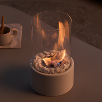 Klassische Öllampe mit offener Flamme - Lumora