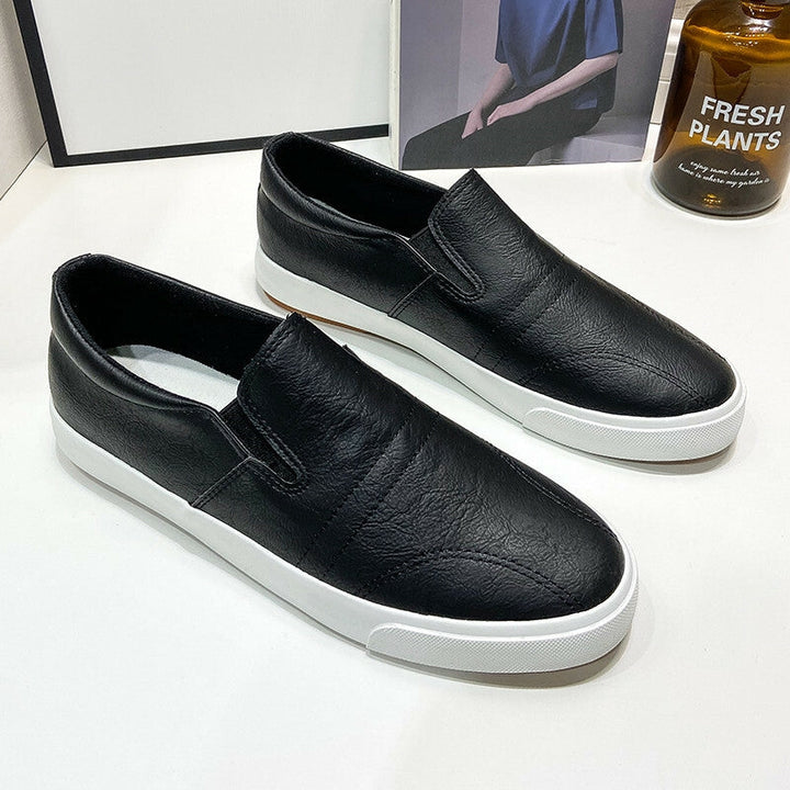 Herren-Slip-on-Ledersneaker – Jonas