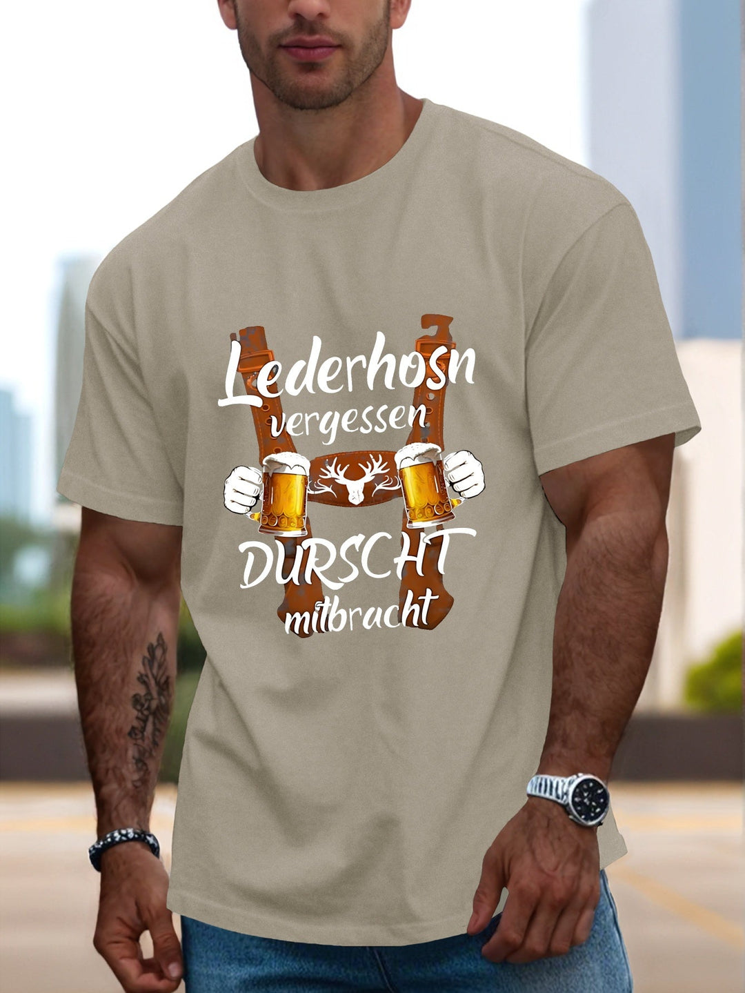 Herren Kurzarm T-Shirt – Sepp Oktoberfest 2025