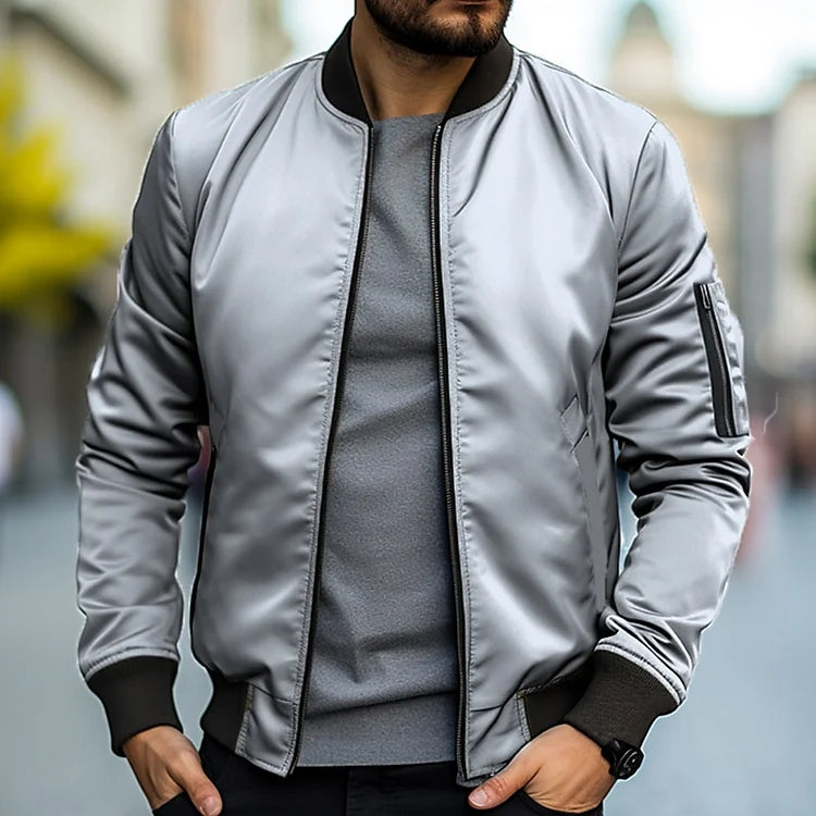 Herren Bomberjacke mit Armtasche – Jaron Herbstedition