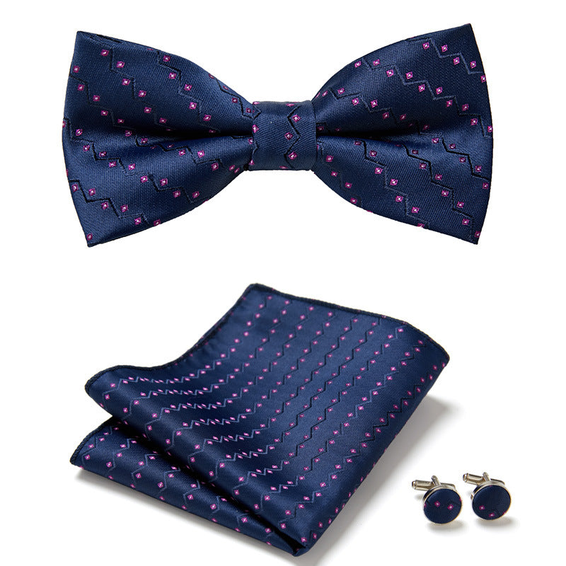 Fliegen-Set mit Blumenmuster – StitchMode (1+1 GRATIS)