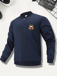 Herren Bomberjacke mit Bier-Print & Reißverschluss – Matthias Oktoberfest 2025