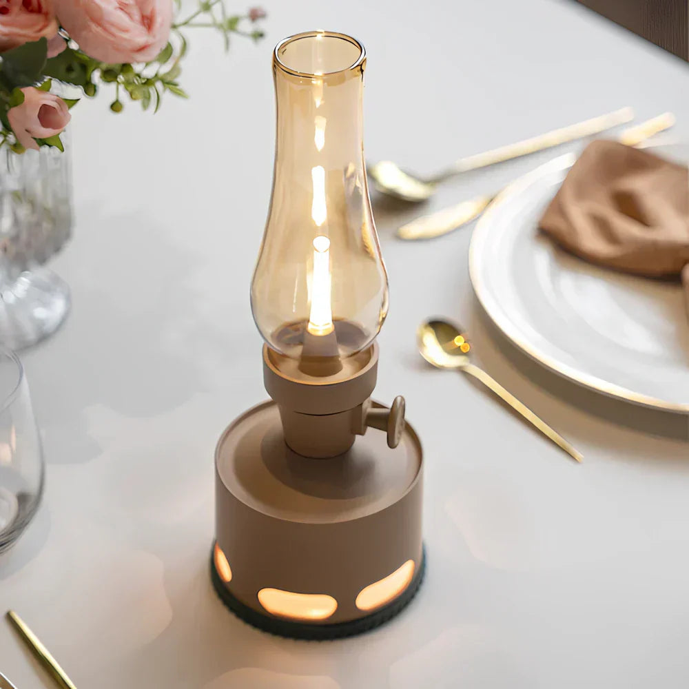 Wiederaufladbare Vintage LED Laterne - LumaLantern