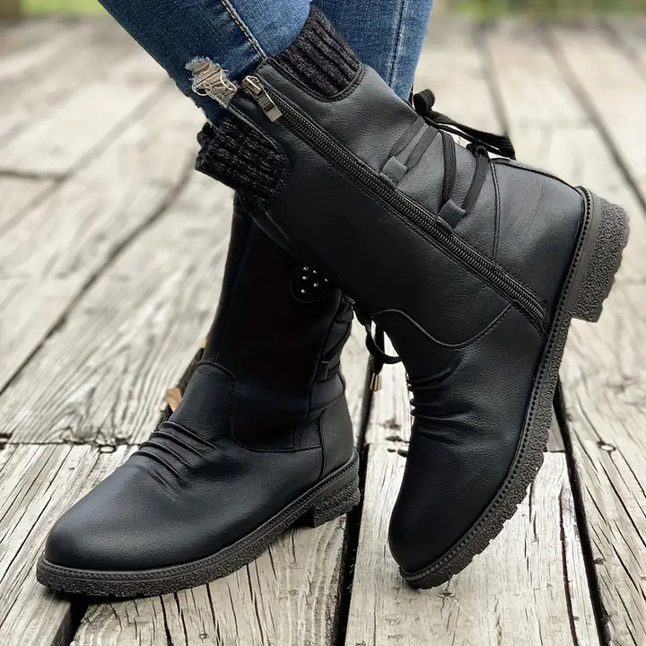 Damen Winterstiefel mit Fleece-Futter – Selina