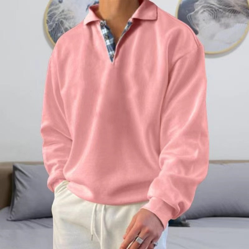 Leichter Herren Herbstpullover mit lockerer Passform – Benedikt