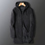 Warme Herren-Fleecejacke mit Kapuze – Marcus