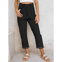 Elegante Damen Cordhose mit Hoher Taille – Naima Herbstedition