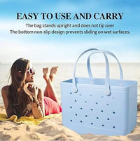 Waschbare EVA-Strandtasche mit Belüftungsöffnungen