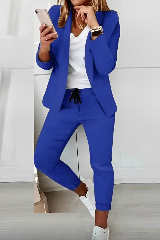 Zweiteiliges Damen Blazer-Set für Alltag & Events – Alina