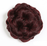 Blumenförmige Haarspange mit Haarverlängerung – Fiora